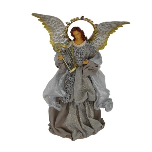 Silver Angel Christmas Figure