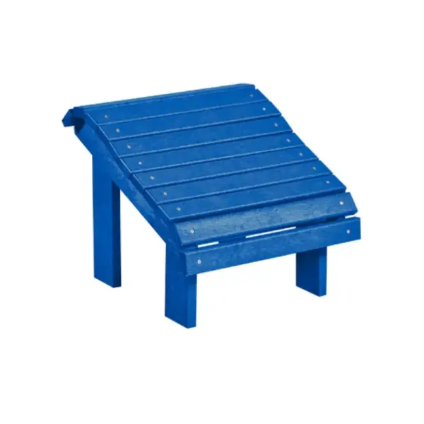 Premium Footstool Blue