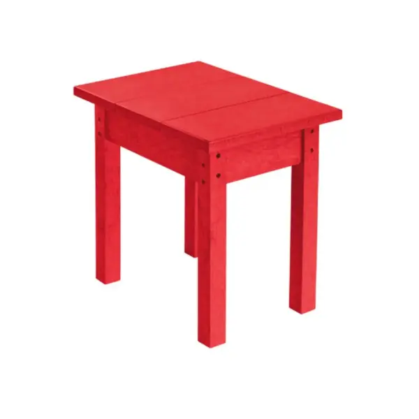 Small Rectangle Table Red