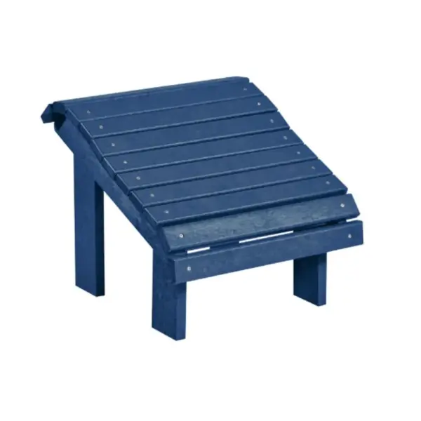 Premium Footstool Navy