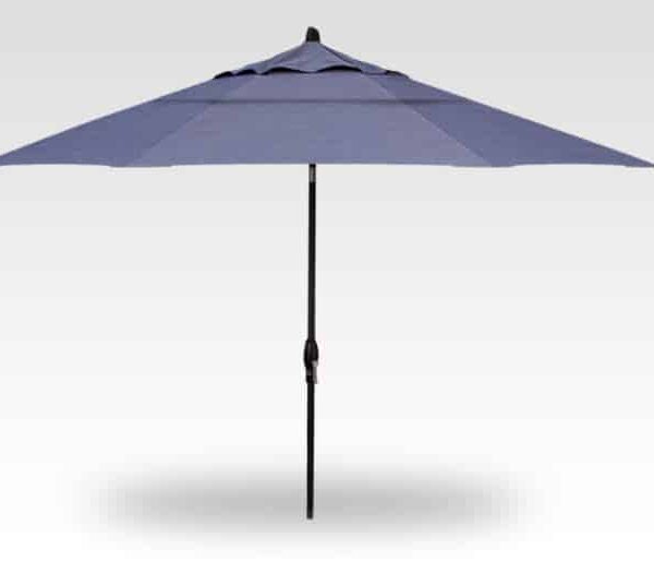 Treasure Garden  Auto Tilt 11-foot Aluminum Market Umbrella, Black Frame