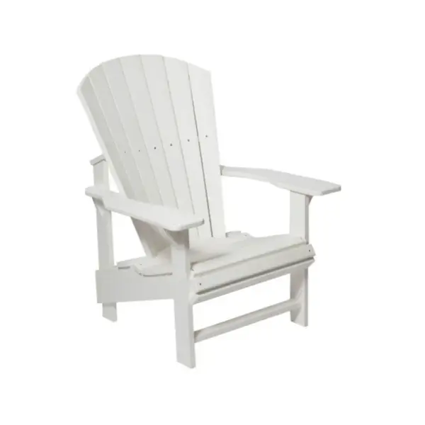 Upright Adirondack Chair White