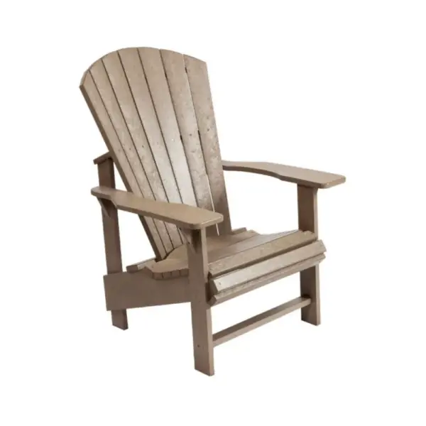 Upright Adirondack Chair Beige