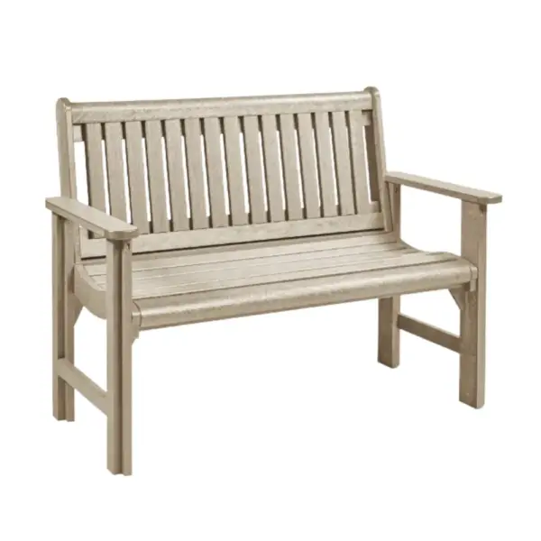 4' Garden Bench Beige