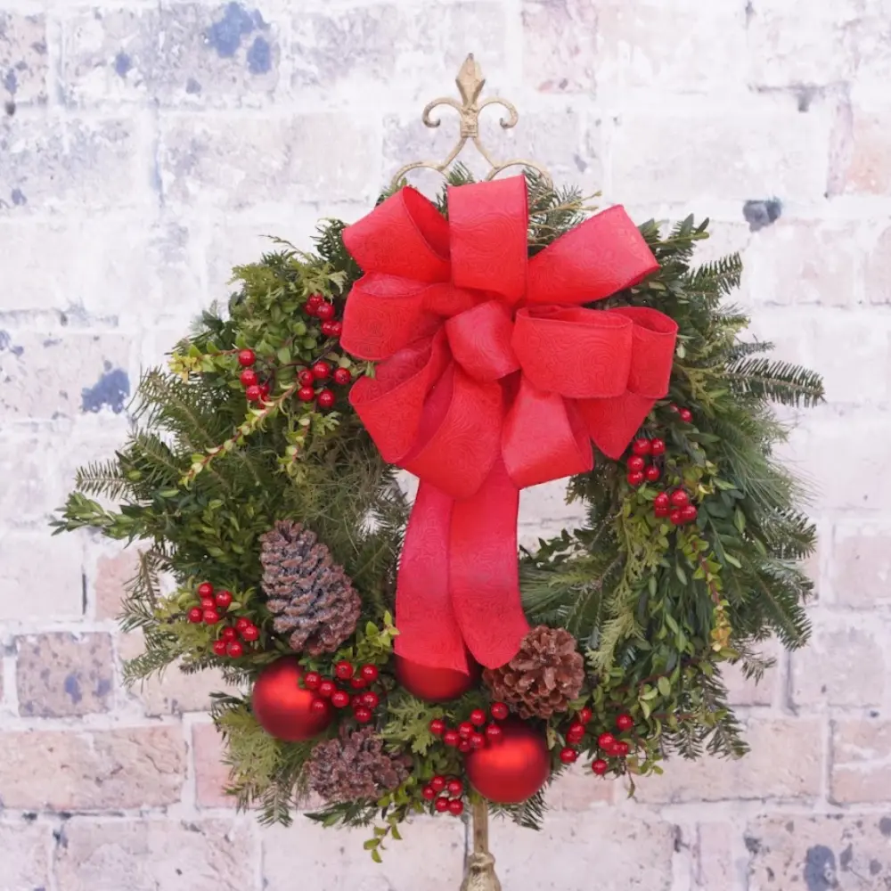 Snow Kissed Fresh Wreath