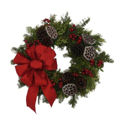 Home for the Holidays Fresh Wreath