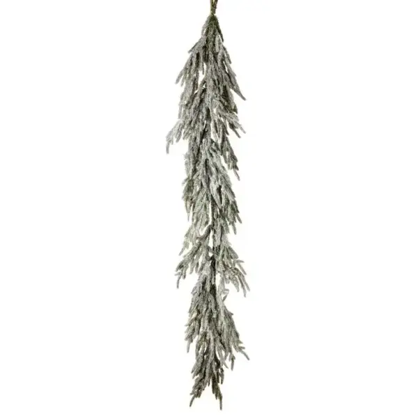 Luxe Real Touch Flocked Norfolk Pine Garland 60"