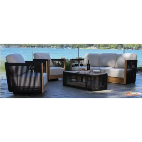 Coffee Table Rope and Teak