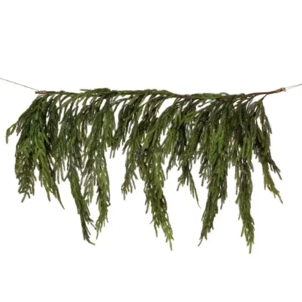 Luxe Real Touch Dripping Norfolk Pine Garland