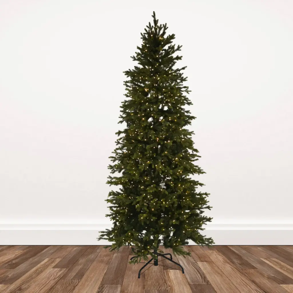 7.5-foot Slim Northern Fraser Fir Pre-lit with 1200 Dual Color 3mm Spider L.E.D. Lights