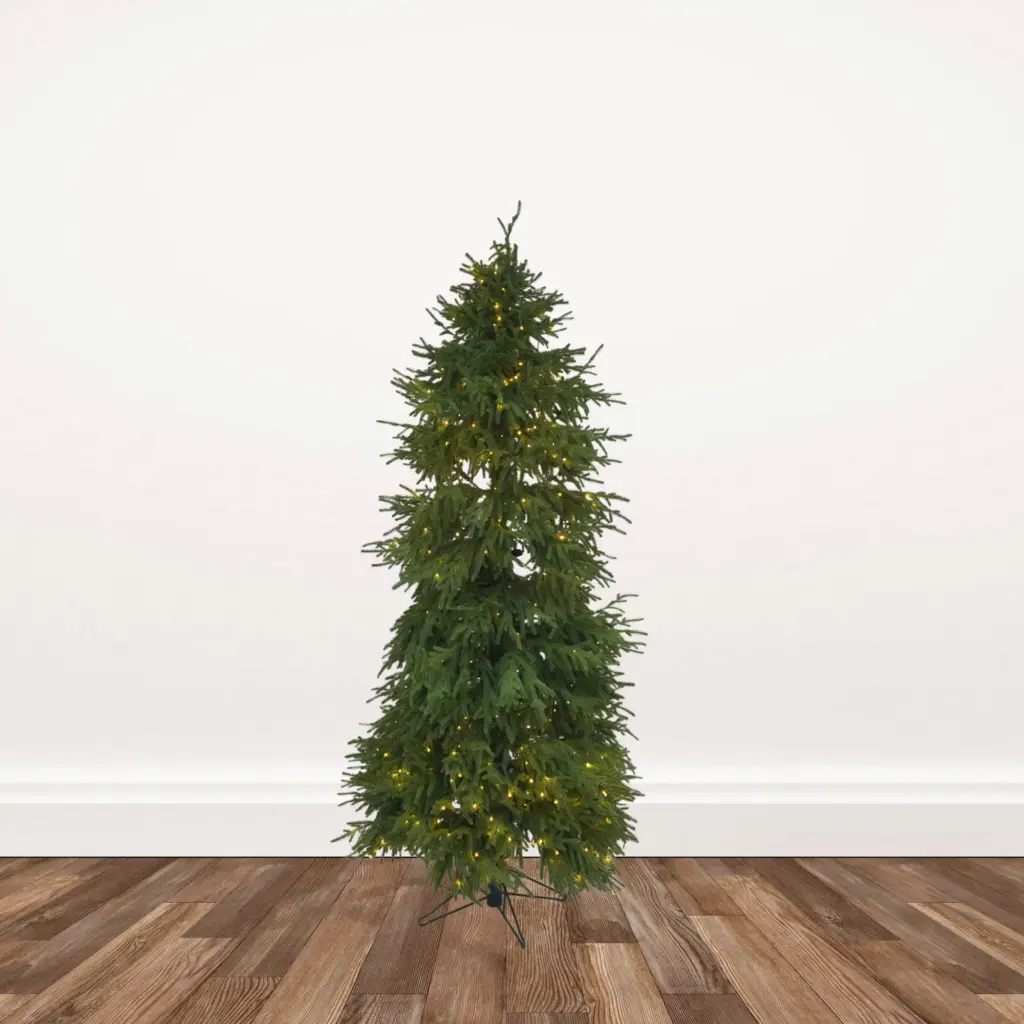 6-foot Norfolk Island Pine Tree Pre-lit with 550 Warm White 3mm L.E.D. Lights