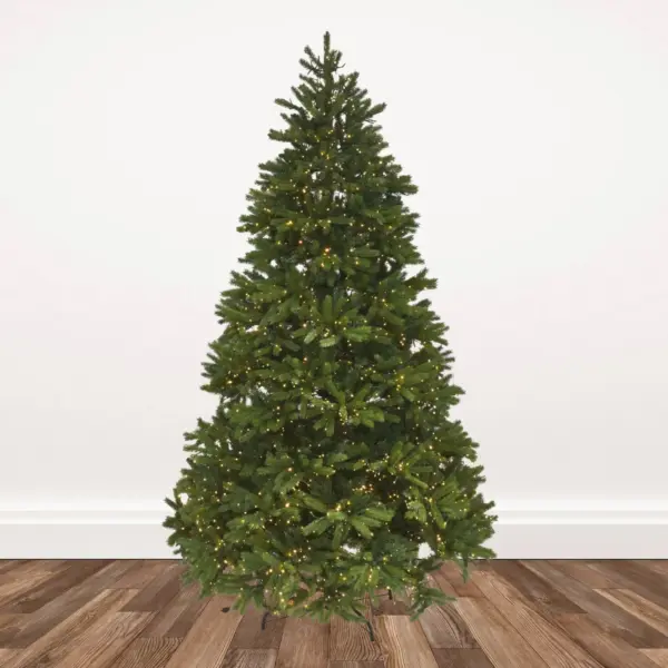 7.5-foot Whitehall Douglas Fir Pre-lit with 3000 Dual Color L.E.D. Galaxy Lights