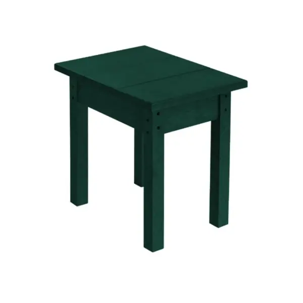 Small Rectangle Table Forest Green