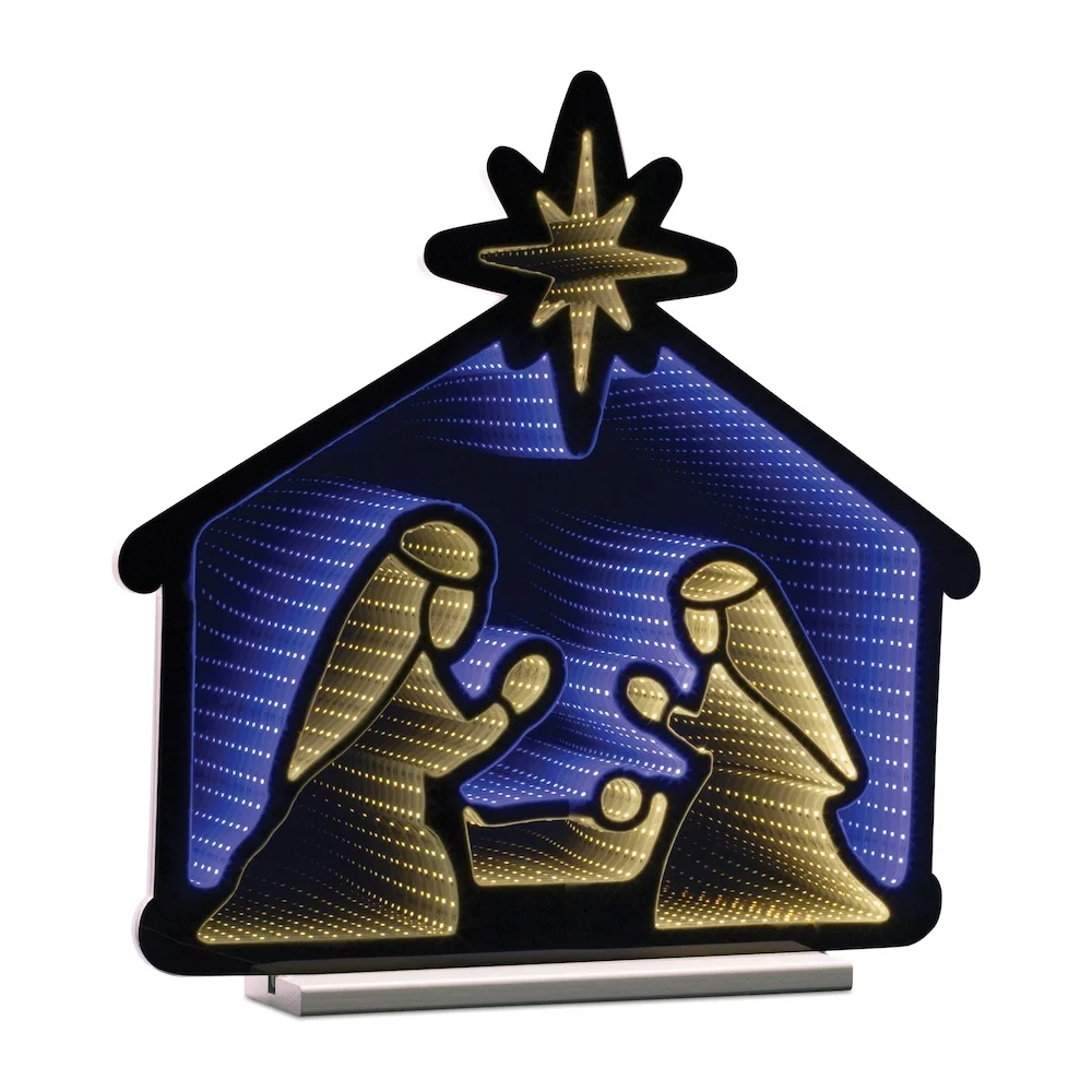 Nativity Infinity Light Decoration 24.5″