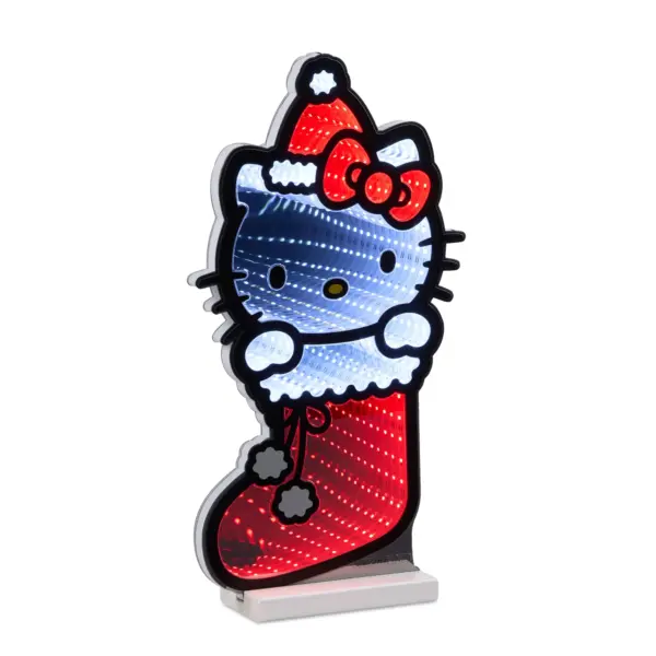 Hello Kitty in Stocking Infinity Light Decoration 16"