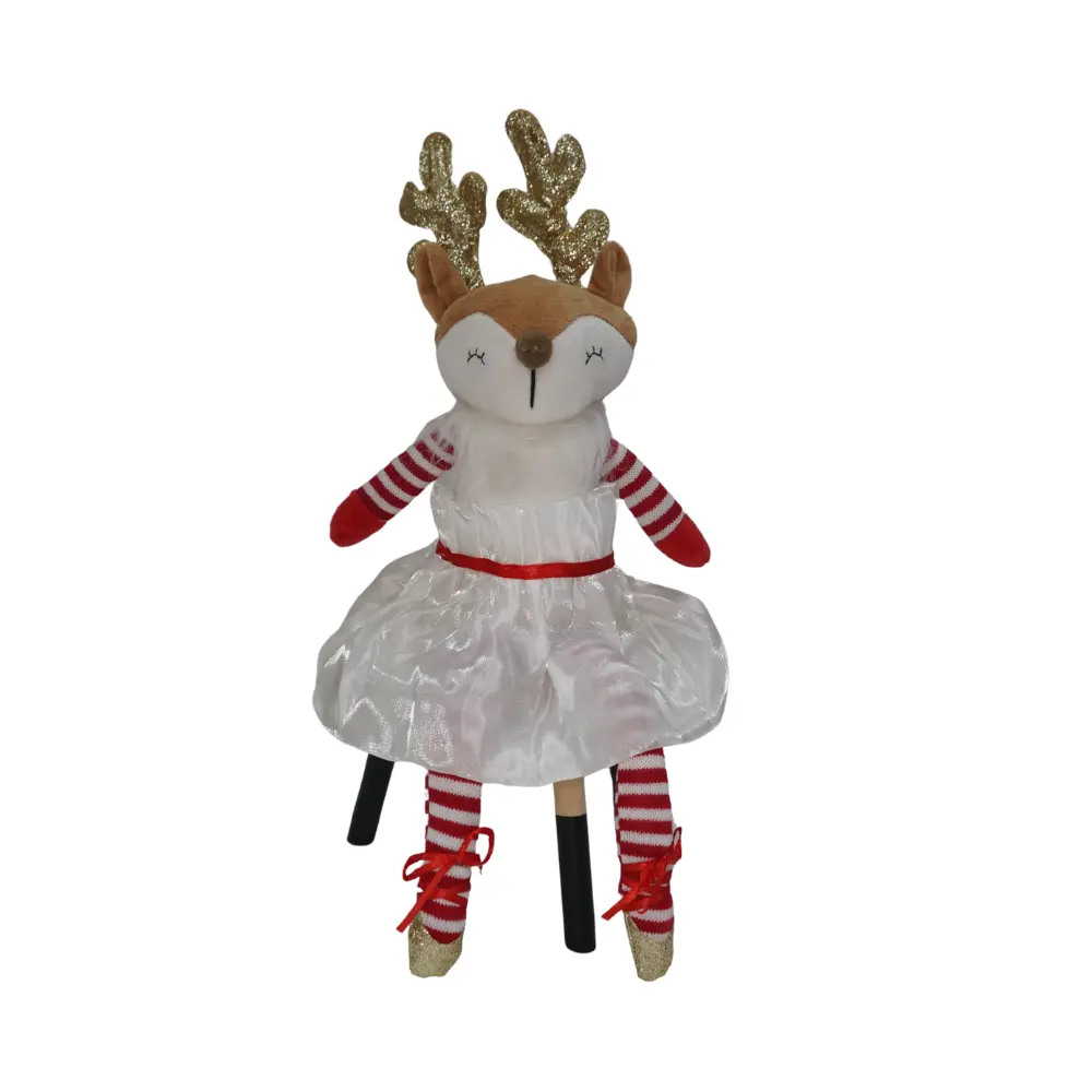 Lit Darling Deer Shelf Sitter 14″