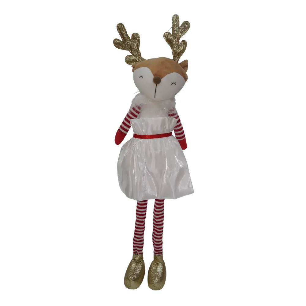 Telescoping Lit Darling Deer Telescoping Decoration 28″