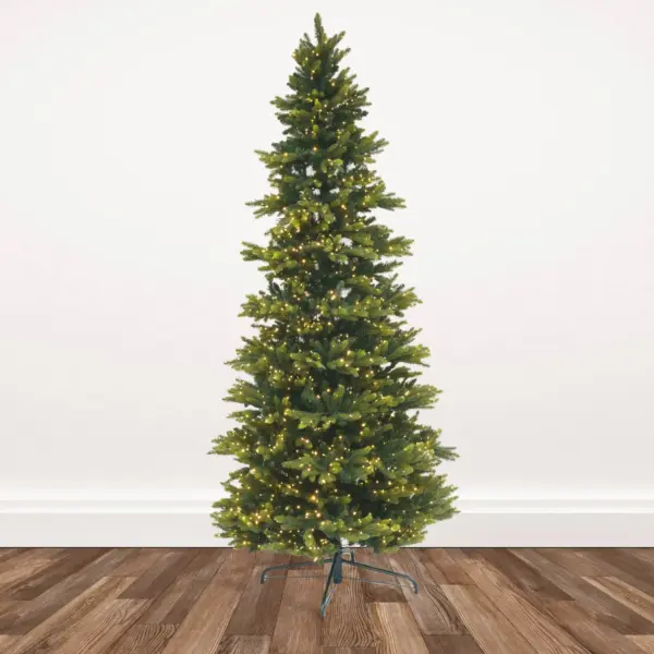 7.5-foot Slim Layered Fraser Fir Pre-lit with 1900 Dual Color L.E.D. Celestial Lights