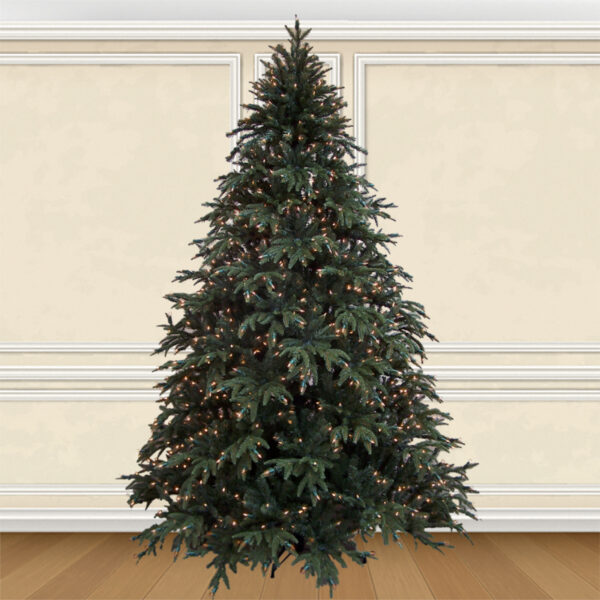22037deluxehighlandfirartificialchristmastreeprelitclearlights