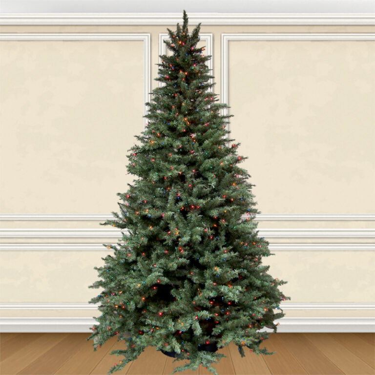 5065narrowgrandbluespruceprelitartificialchristmastreemulti