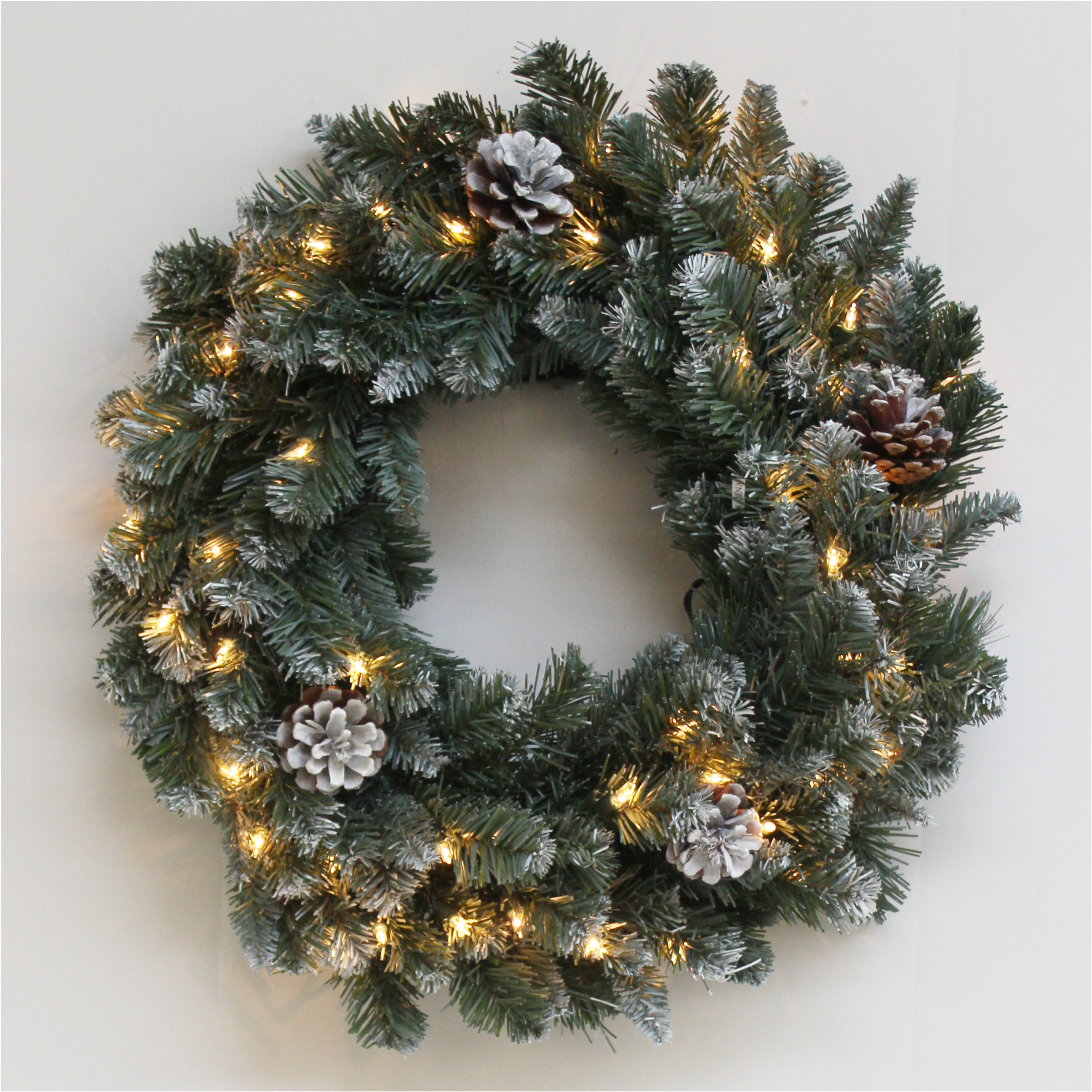 Get Royal Majestic Fir Artificial Christmas Wreath Pre-lit with
