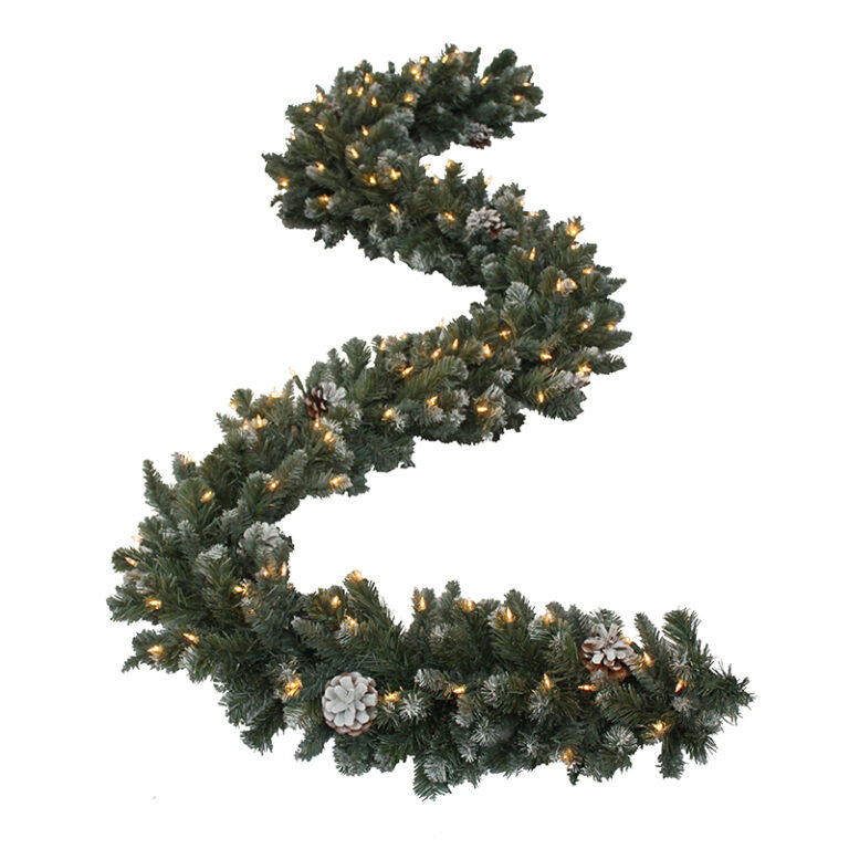 Get Royal Majestic Fir Artificial Christmas Garland Pre-lit with