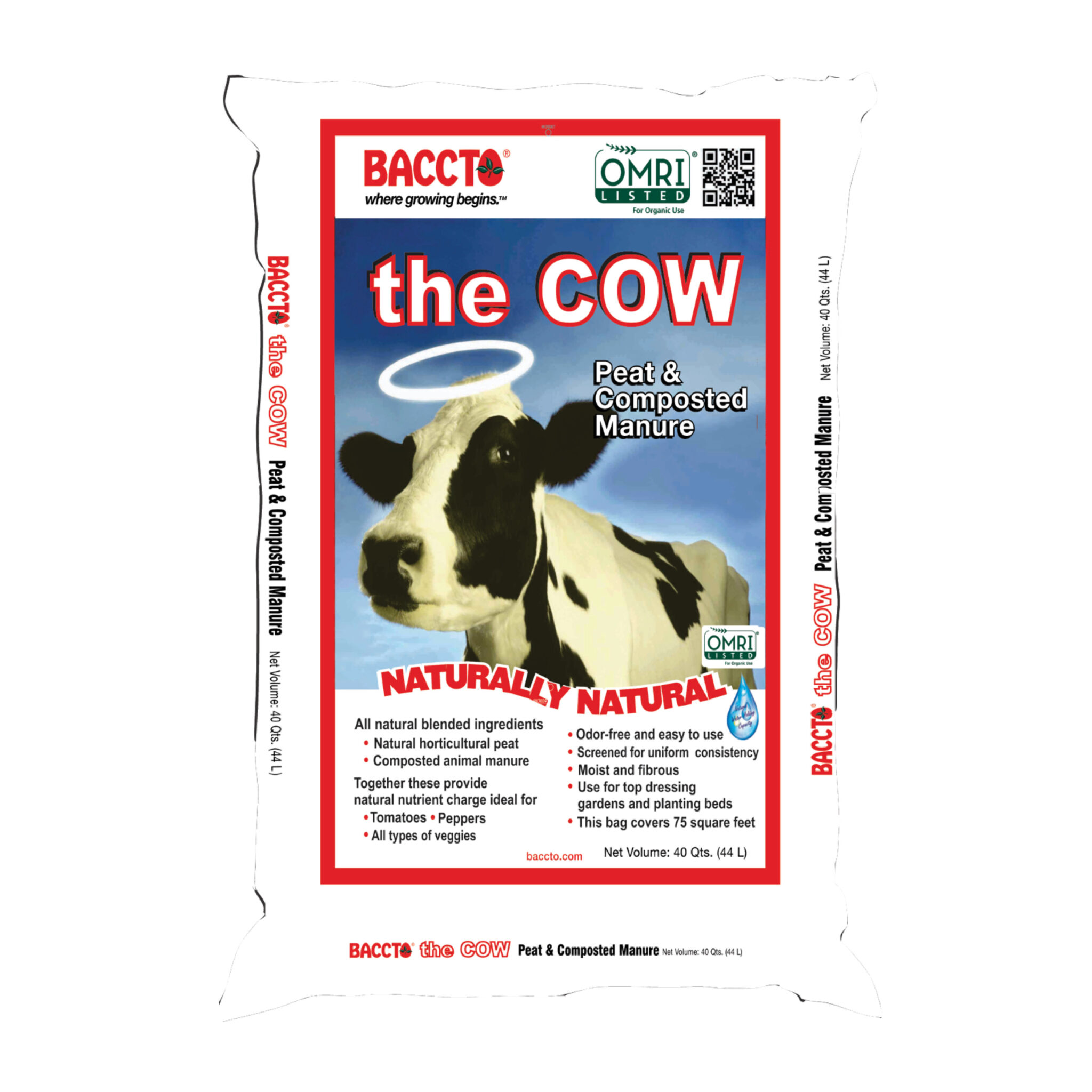 Get Baccto The Cow Compost & Manure, 40 quart bag in MI at English