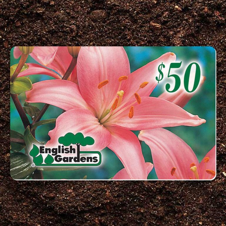 Get 50 Gift Card In MI At English Gardens Nurseries Serving Clinton 