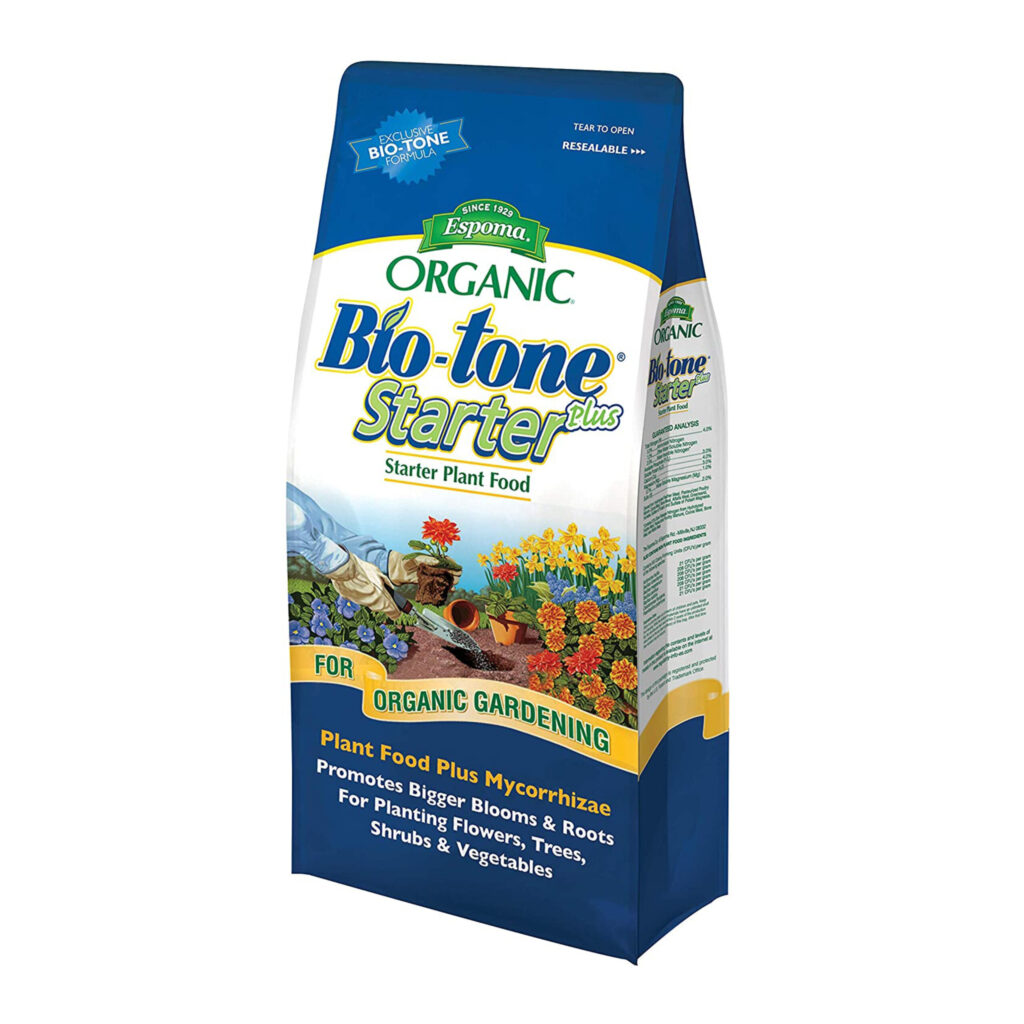 Espoma Organic Bio-Tone Starter Plus Plant Food, 4 lb bag