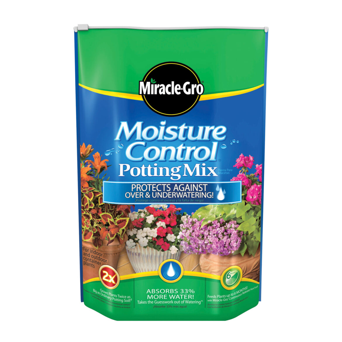 Get MiracleGro Moisture Control Potting Mix, 16 quart bag in MI at