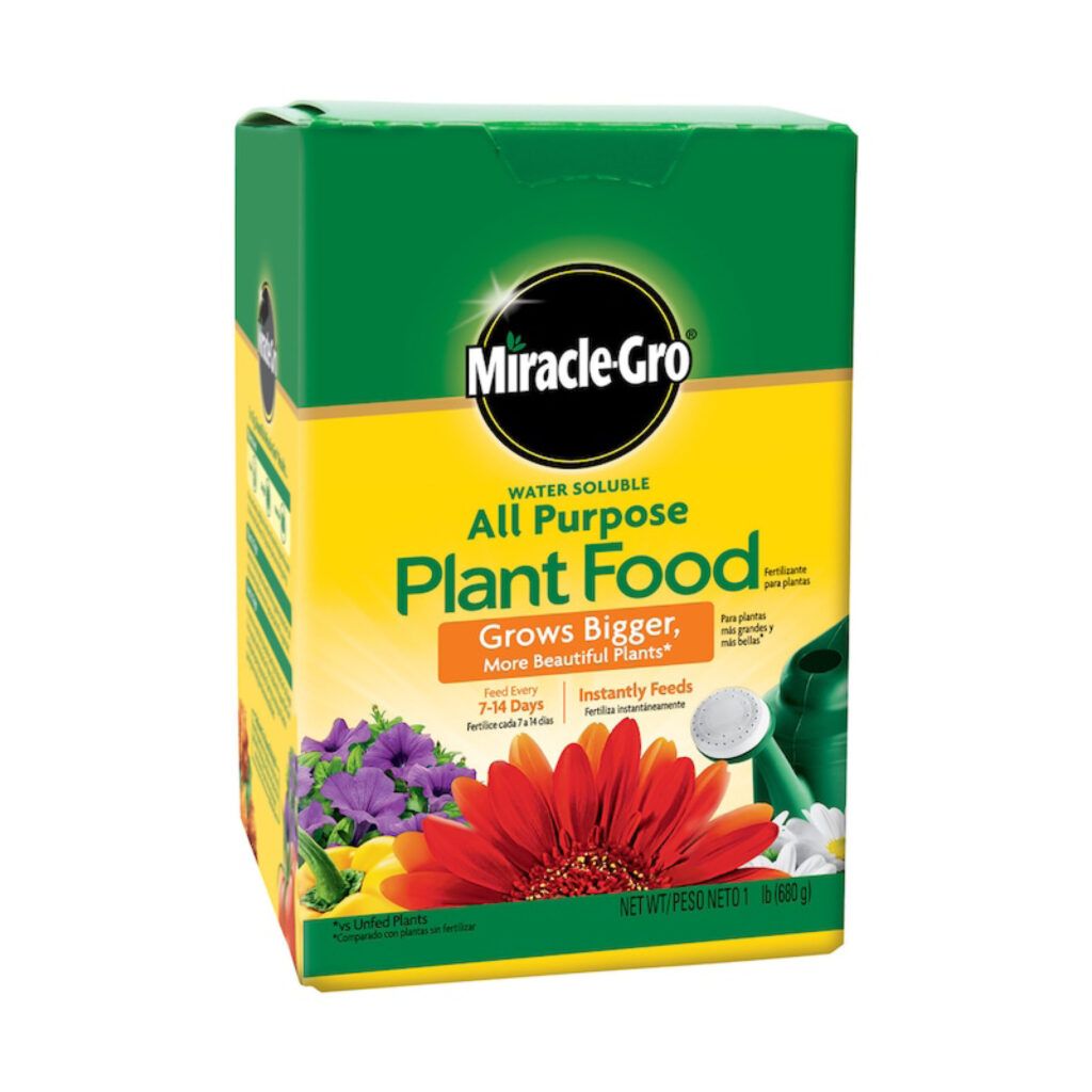 Get MiracleGro Water Soluble All Purpose Plant Food, 1 pound box in MI