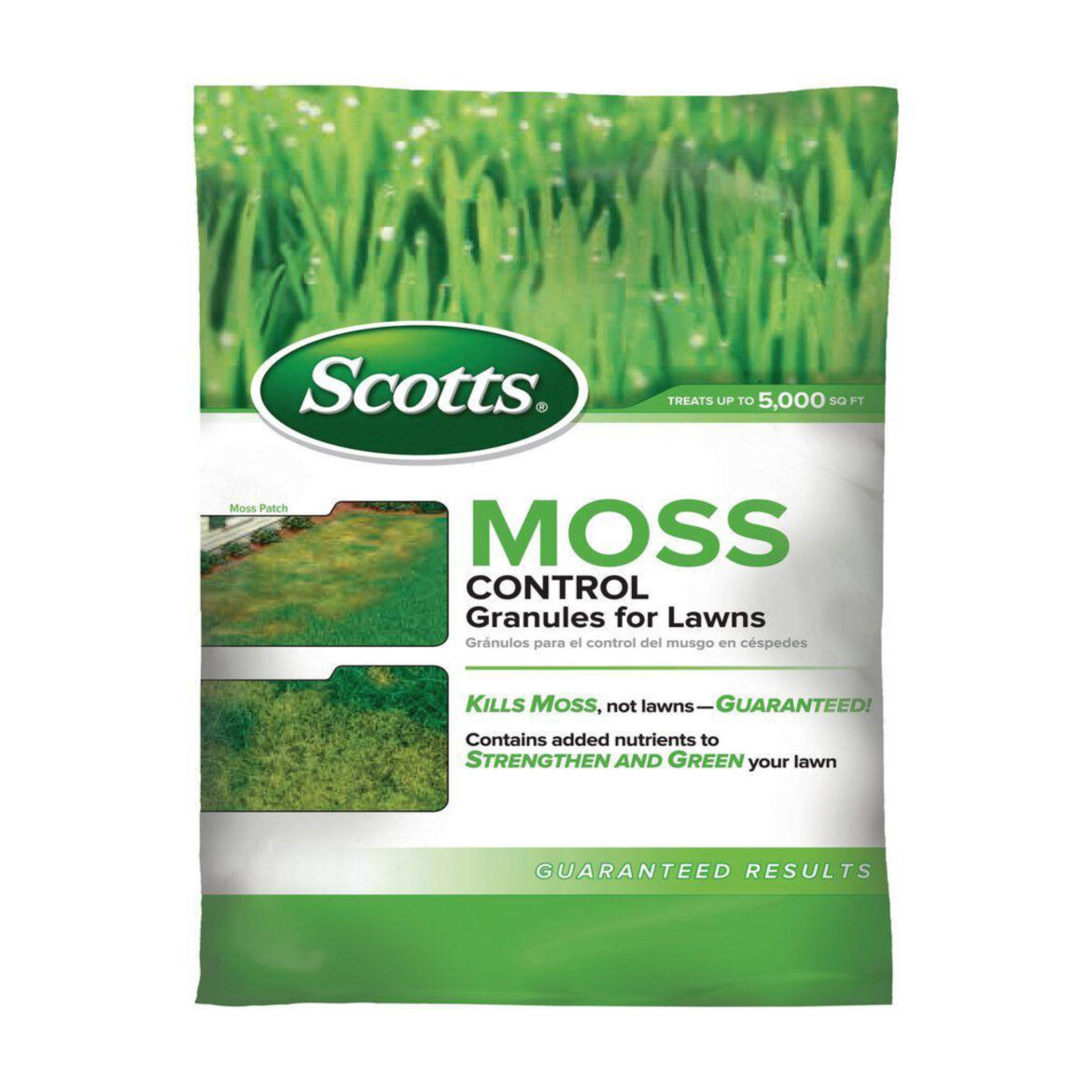 Get Scotts Moss Control, 20 pound bag in MI at English Gardens Nurseries Serving Clinton