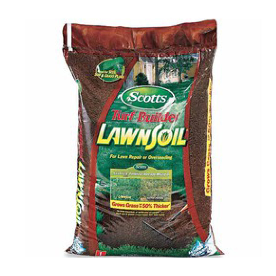 Get Scotts Turf Builder Lawn Soil, 1 cubic foot bag in MI at English