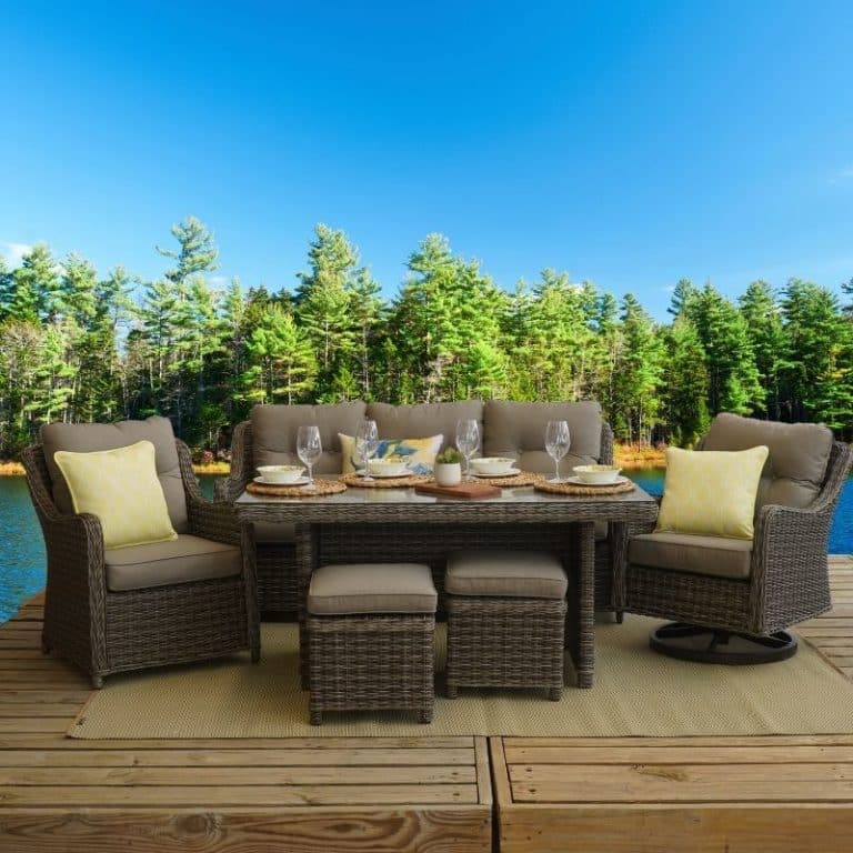 Get Verona 7piece Patio Furniture Lounge Set in MI at English Gardens