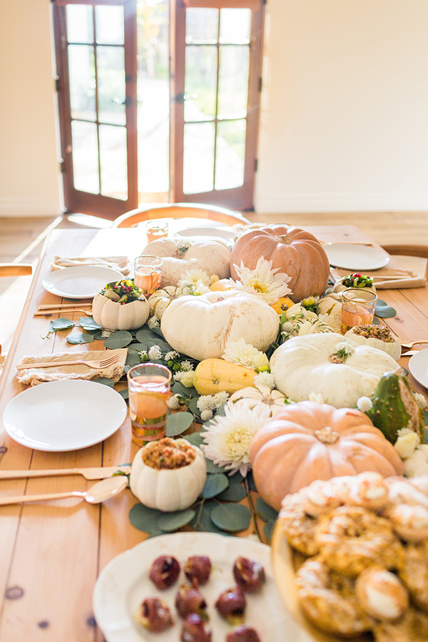 Pumpkin tablescape